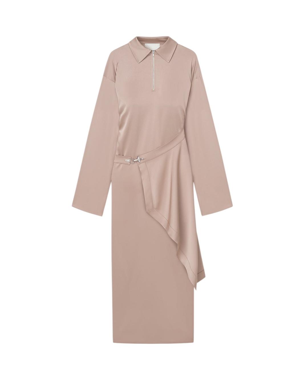 NANUSHKA Бежевое повседневное платье, фото 1