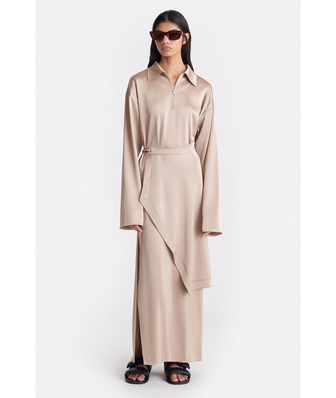 NANUSHKA Бежевое повседневное платье, фото 2