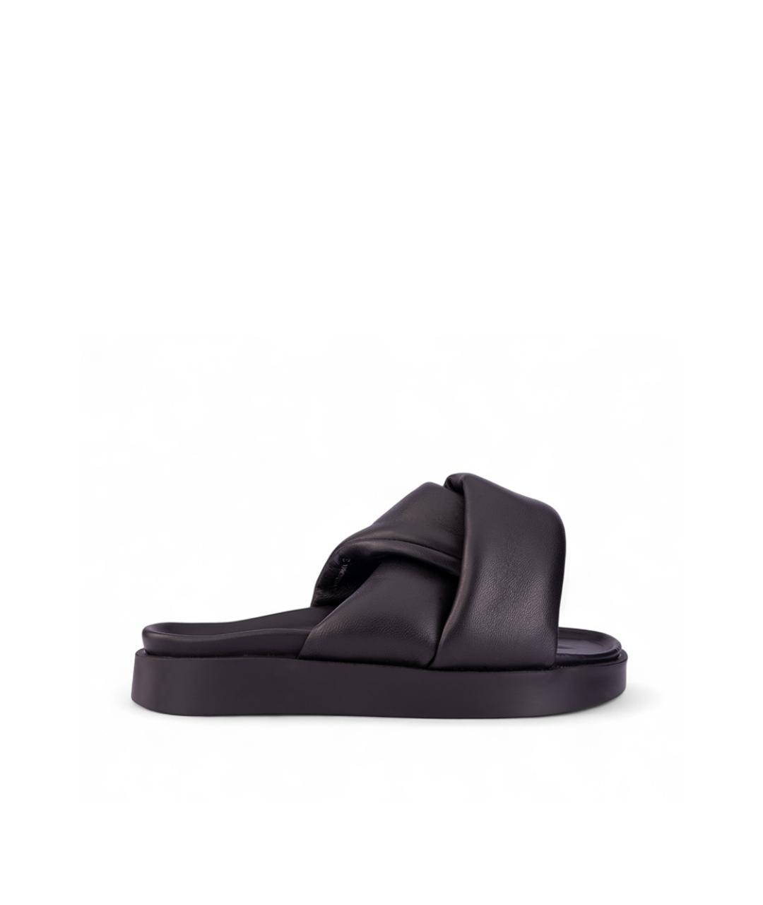 INUIKII Черные шлепанцы, фото 1