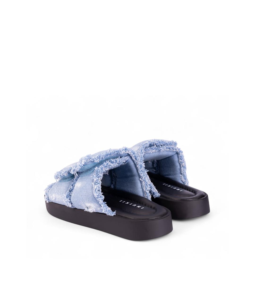 INUIKII Голубые шлепанцы, фото 3