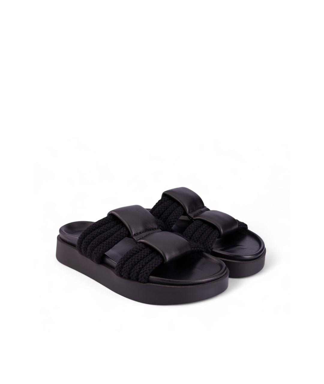 INUIKII Черные шлепанцы, фото 3