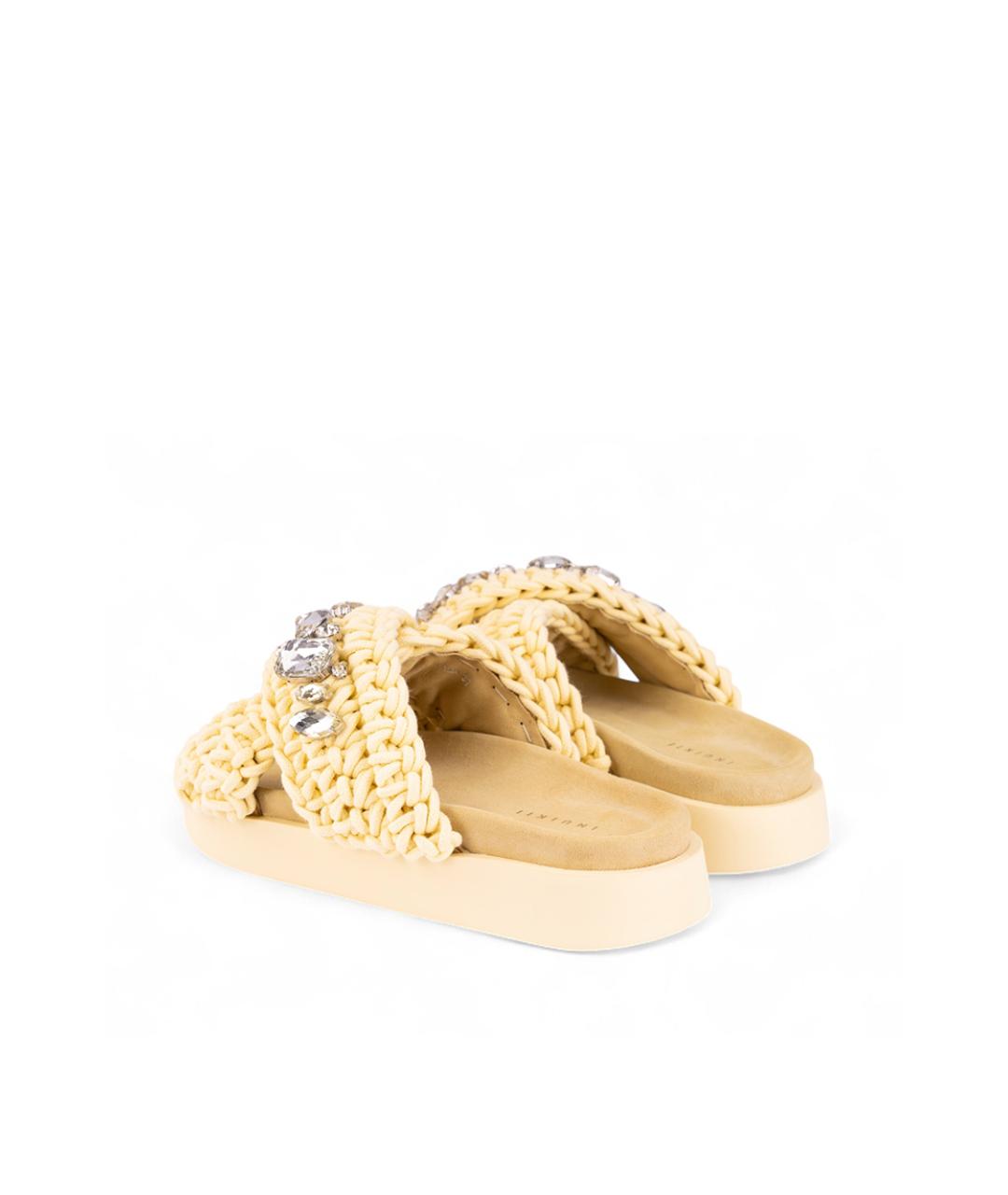 INUIKII Желтые шлепанцы, фото 3