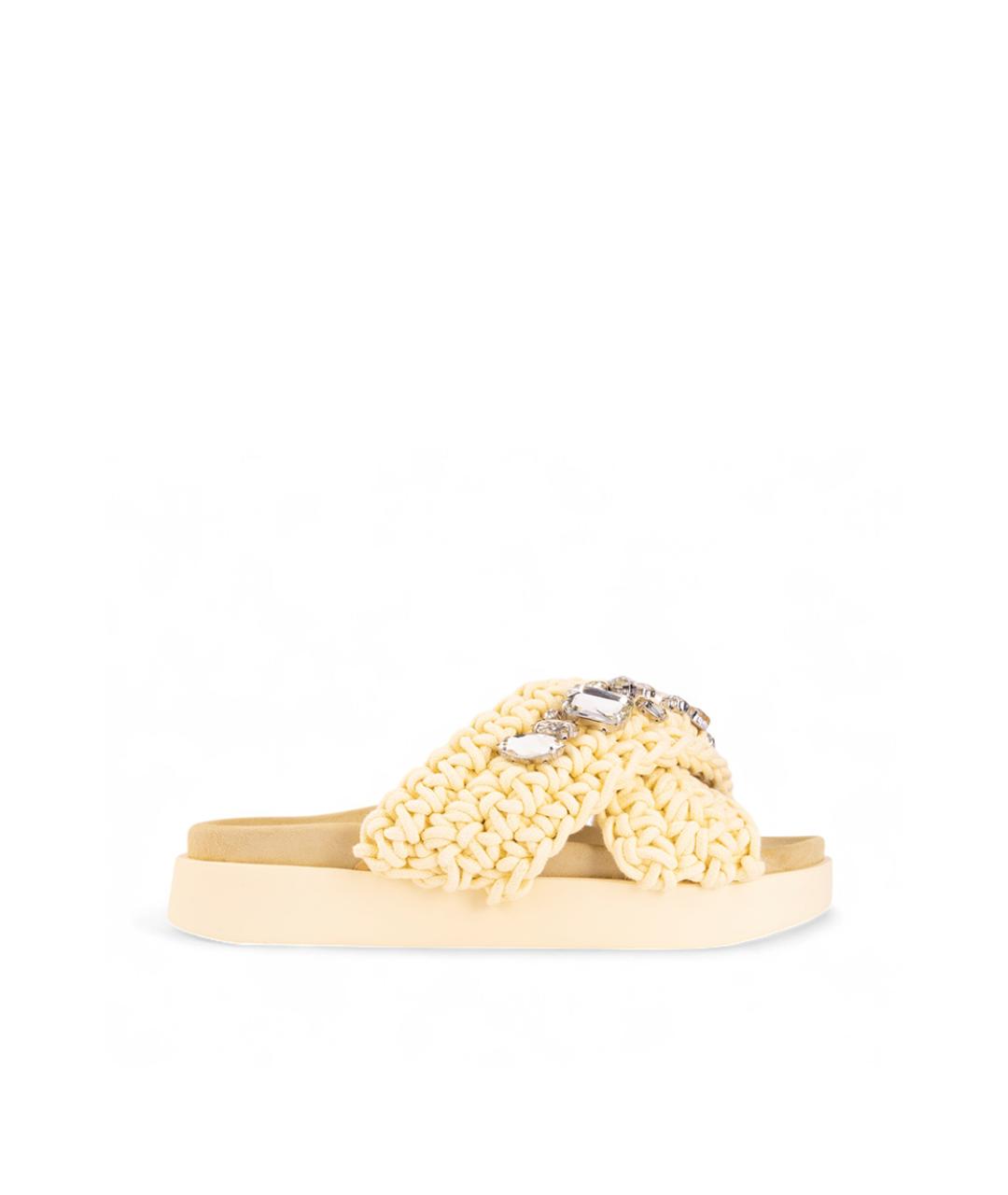 INUIKII Желтые шлепанцы, фото 1
