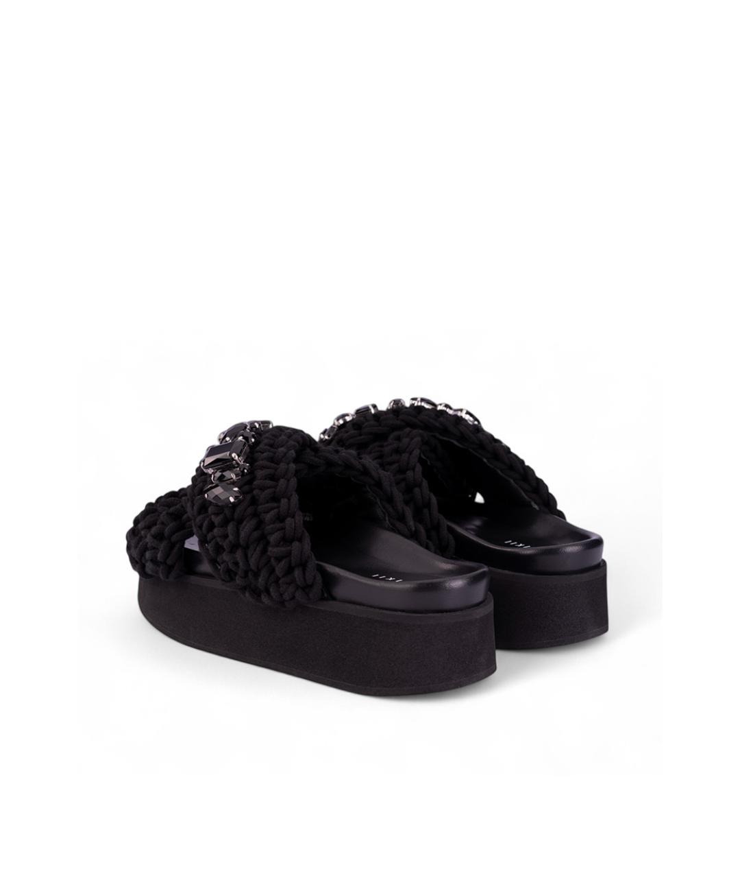 INUIKII Черные шлепанцы, фото 3