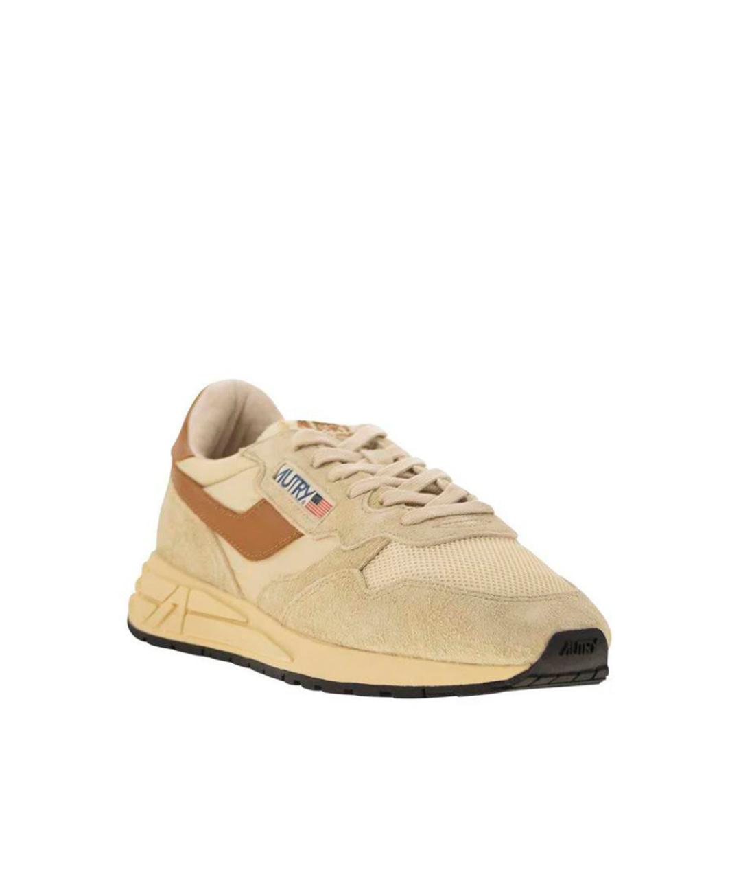 AUTRY Бежевые низкие кроссовки / кеды, фото 2