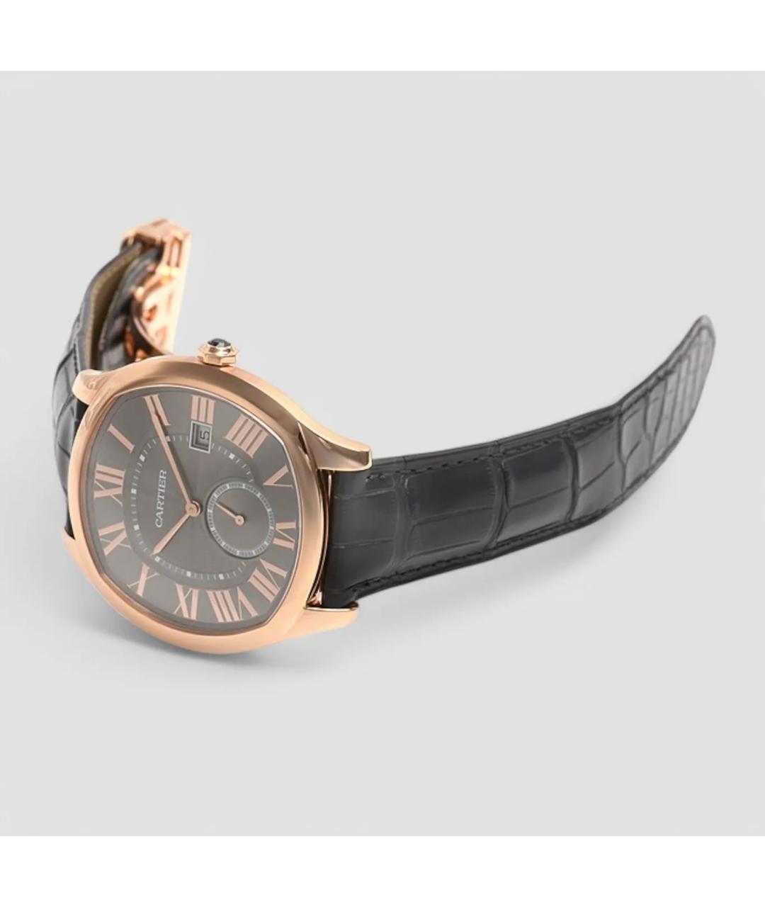 CARTIER Серые часы из розового золота, фото 3