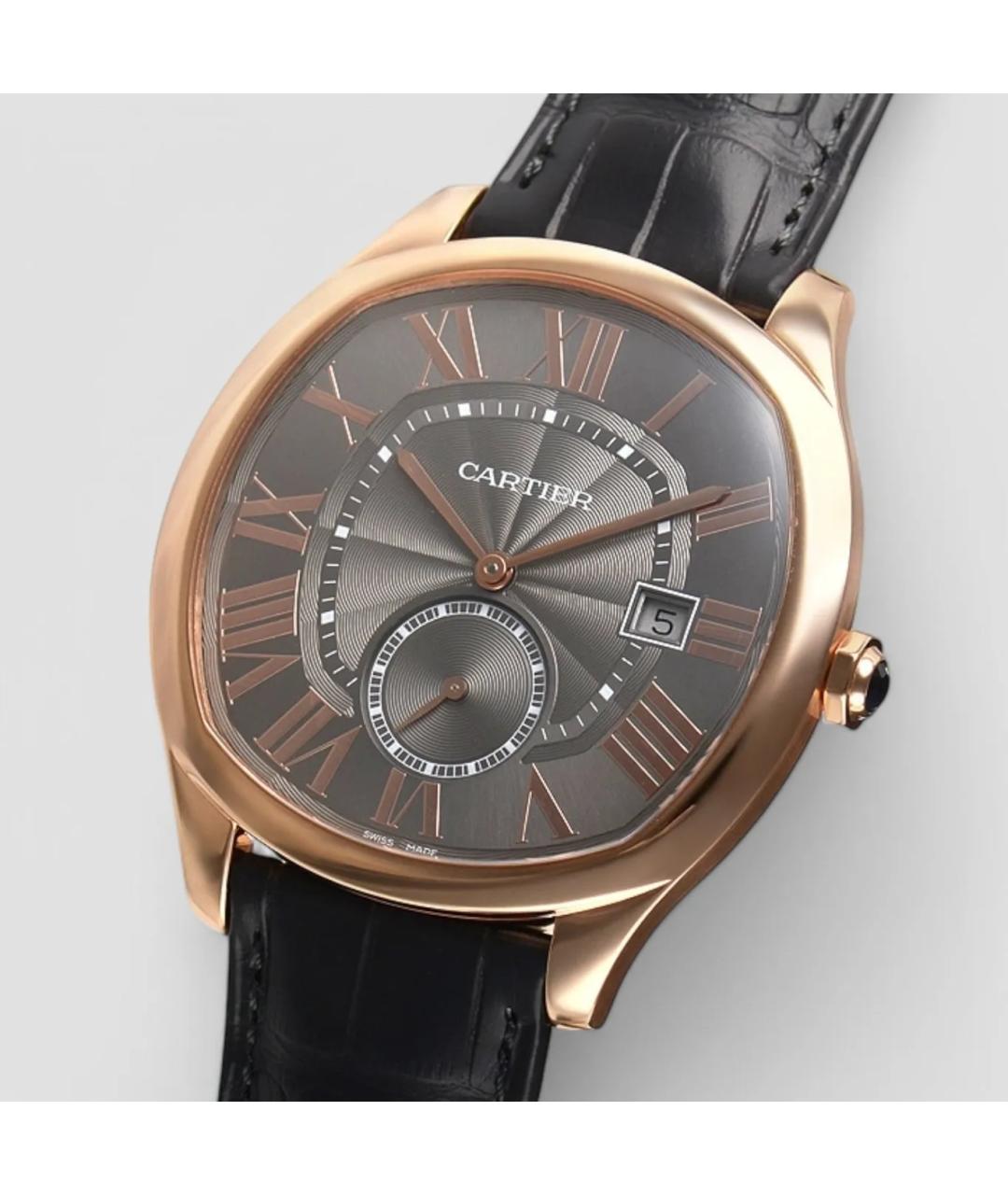 CARTIER Серые часы из розового золота, фото 2