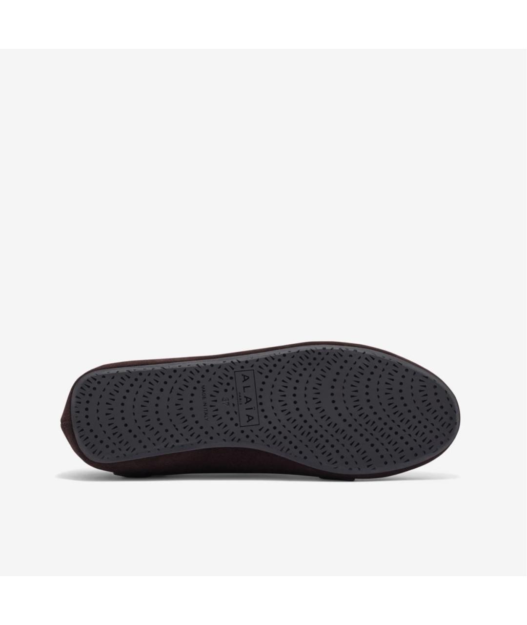 ALAIA Коричневые замшевые балетки, фото 7