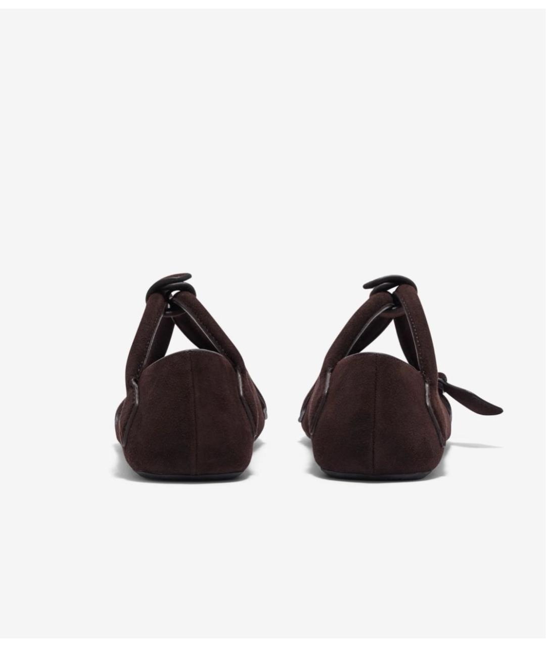 ALAIA Коричневые замшевые балетки, фото 6