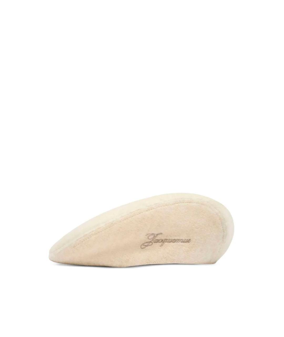 JACQUEMUS Бежевая кепка, фото 3