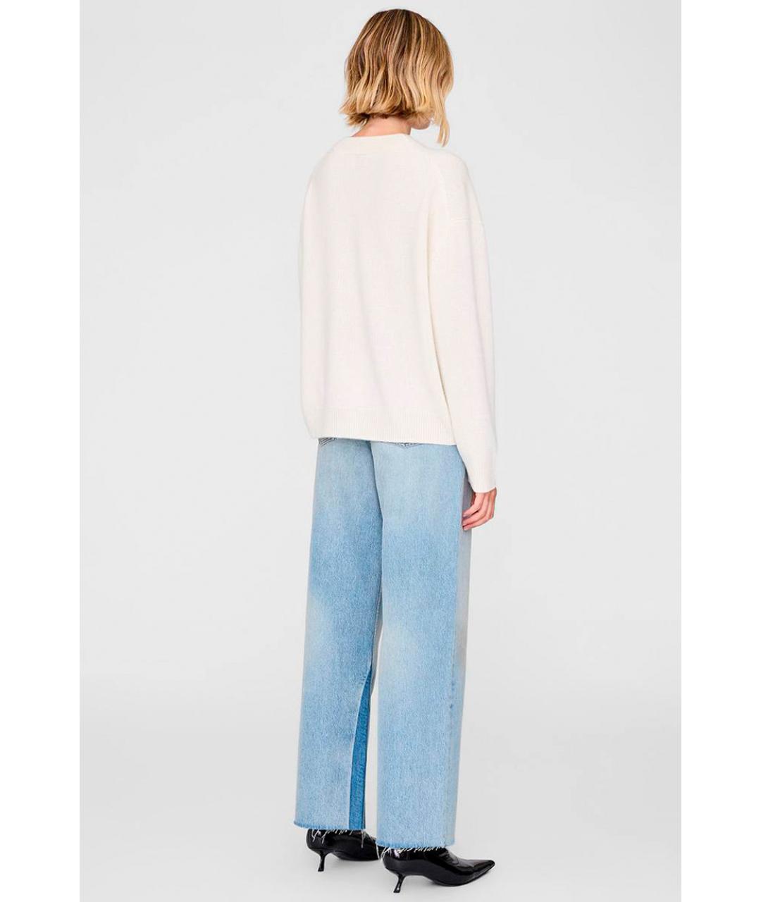 ANINE BING Белый джемпер / свитер, фото 3