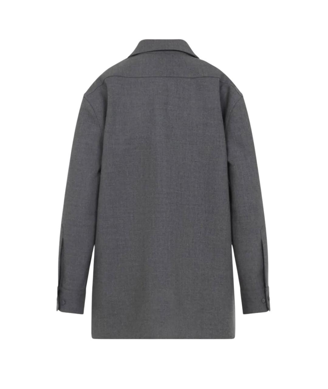 JIL SANDER Серая рубашка, фото 2