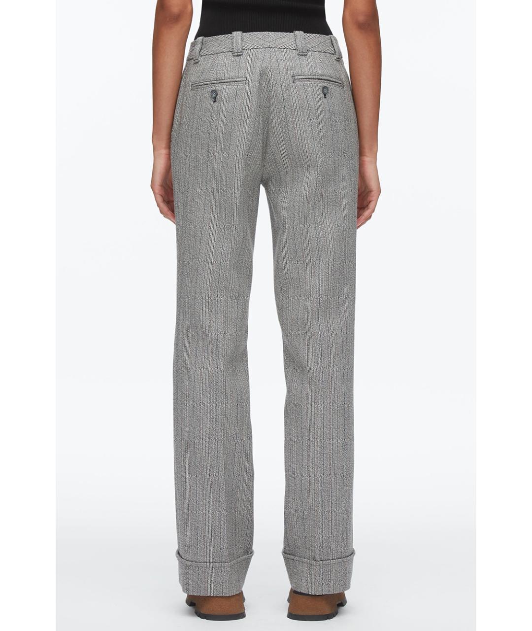 3.1 PHILLIP LIM Серые прямые брюки, фото 2