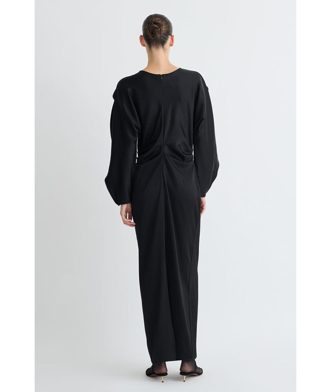 NANUSHKA Черное повседневное платье, фото 3