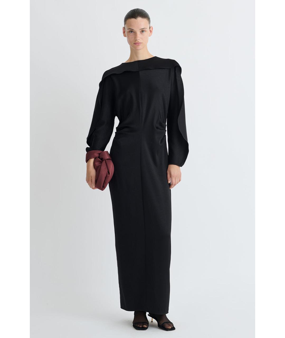 NANUSHKA Черное повседневное платье, фото 2