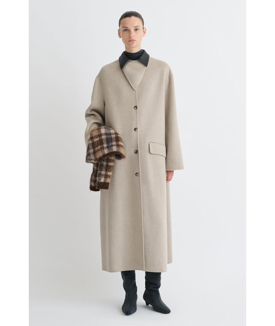 NANUSHKA Бежевое пальто, фото 2
