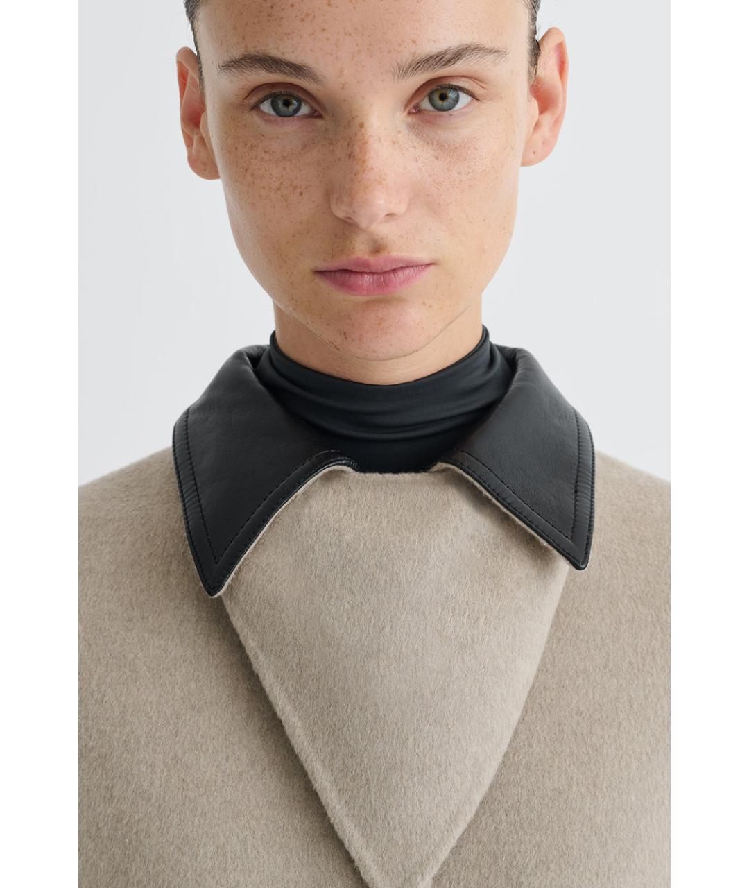 NANUSHKA Бежевое пальто, фото 4