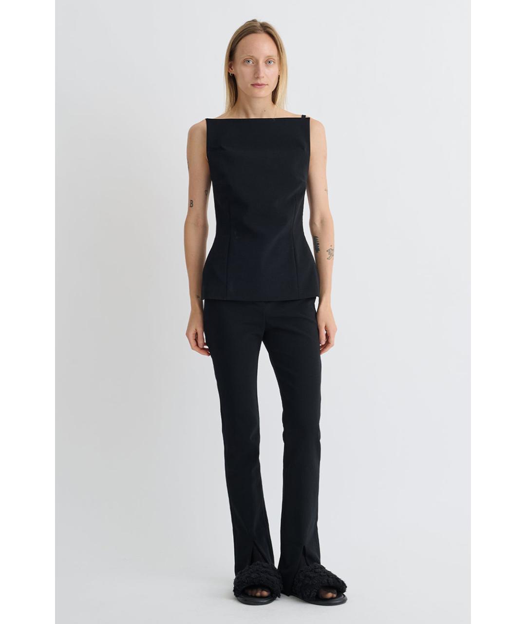 NANUSHKA Черная майка, фото 3