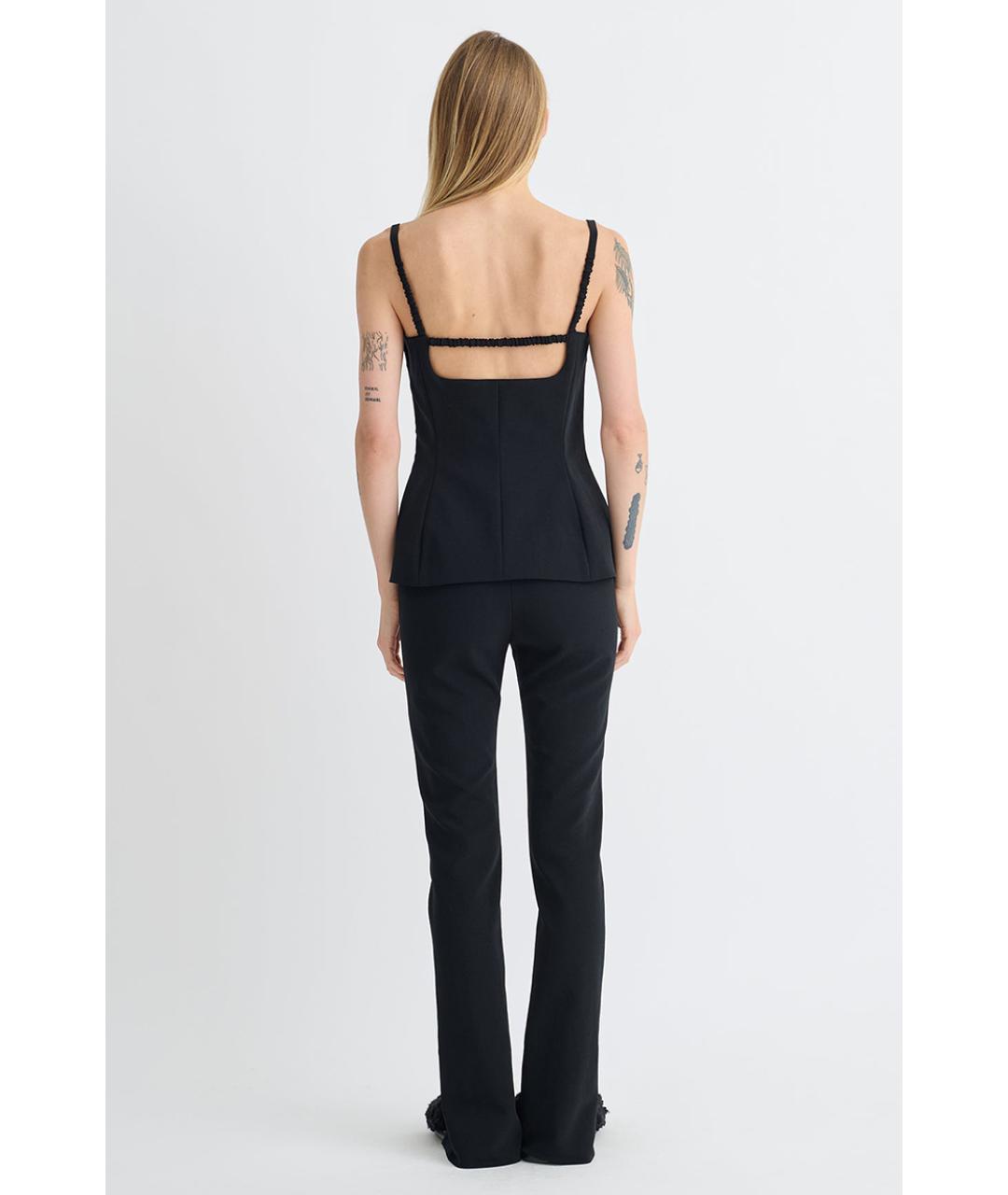 NANUSHKA Черная майка, фото 4