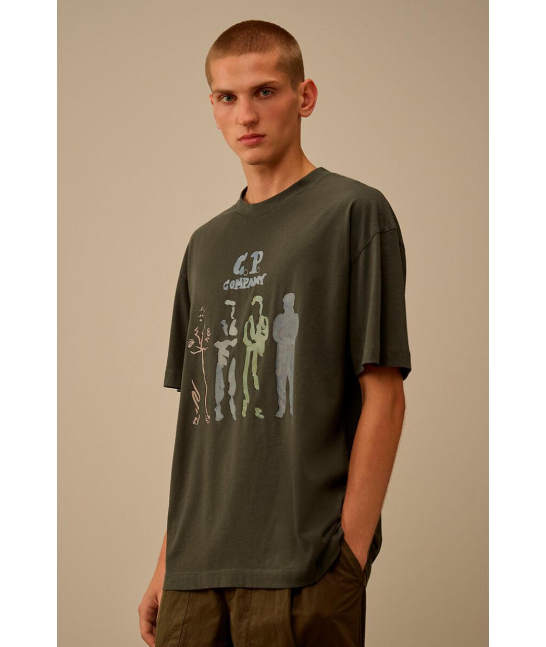 CP COMPANY Зеленая футболка, фото 2
