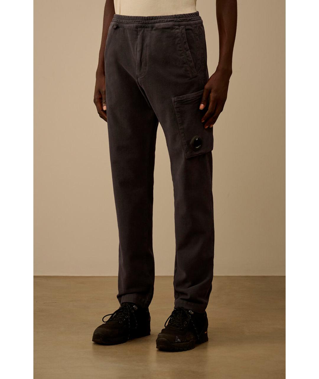 CP COMPANY Коричневые хлопковые повседневные брюки, фото 2