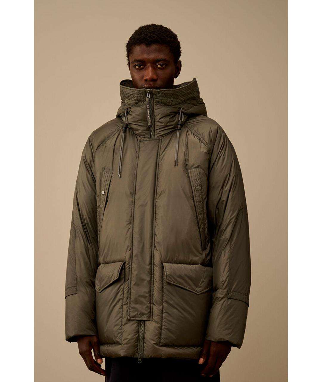 CP COMPANY Хаки полиамидовая куртка, фото 2
