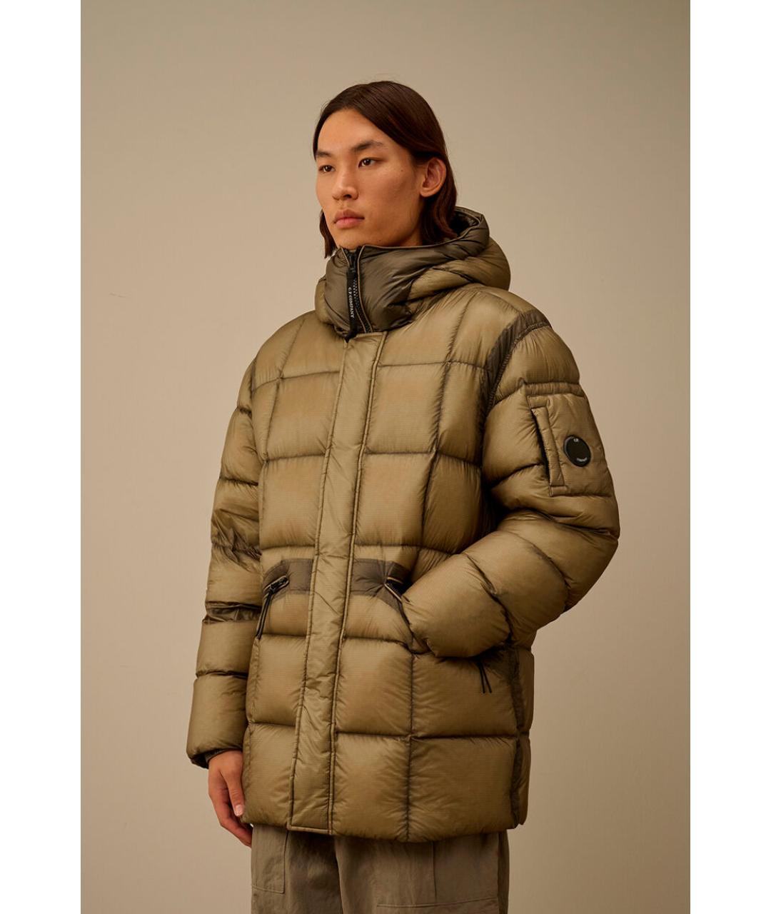 CP COMPANY Зеленый пуховик, фото 2