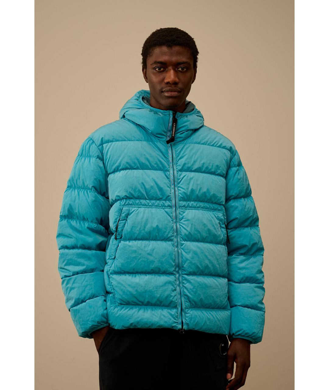CP COMPANY Голубой пуховик, фото 2
