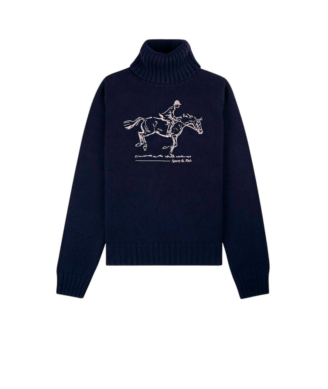 SPORTY AND RICH Синий джемпер / свитер, фото 3