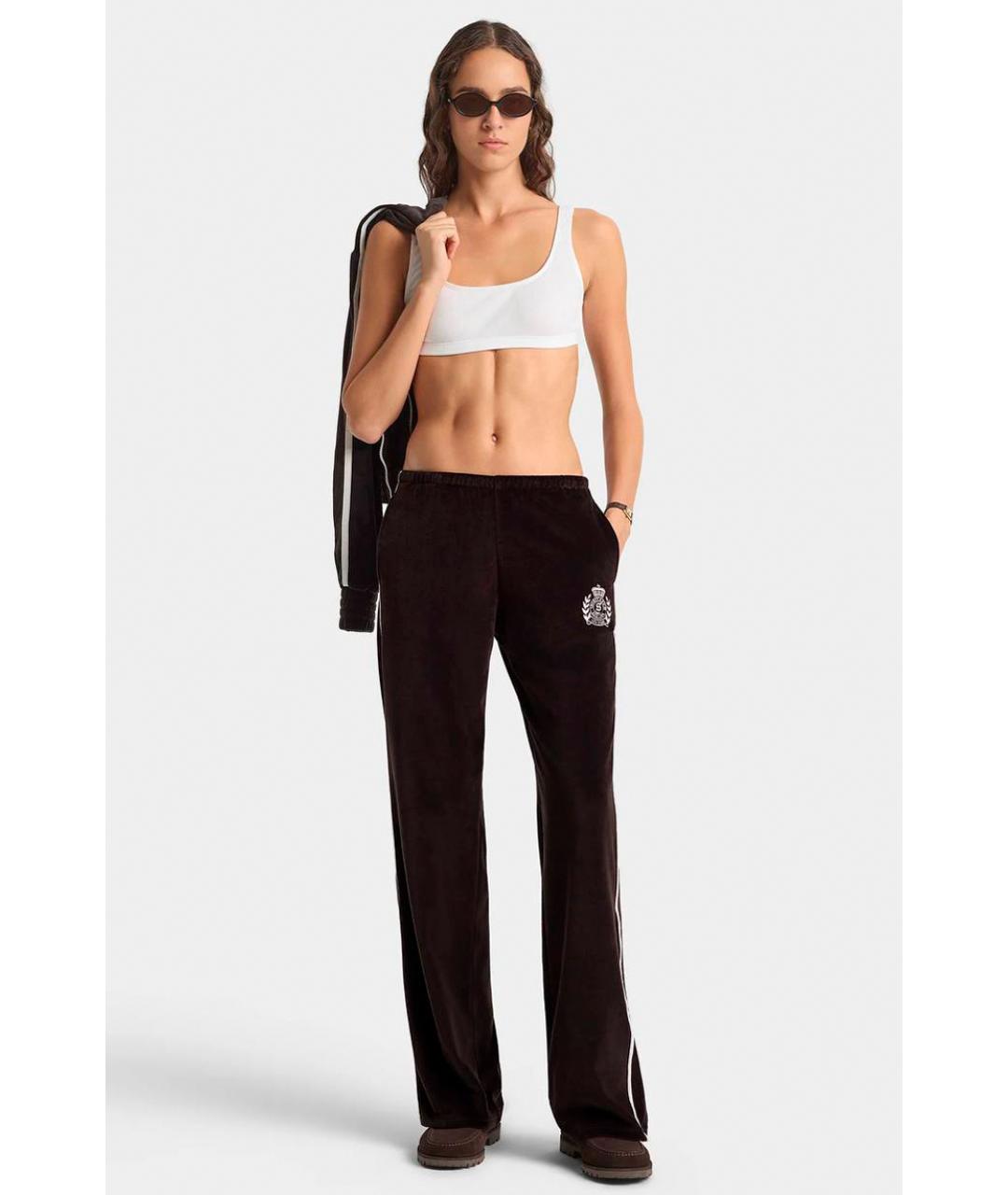 SPORTY AND RICH Коричневые спортивные брюки и шорты, фото 3