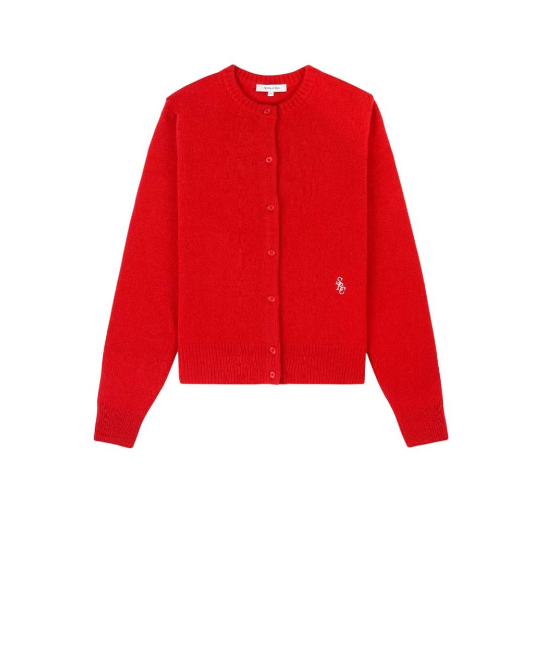 SPORTY AND RICH Красный кардиган, фото 1