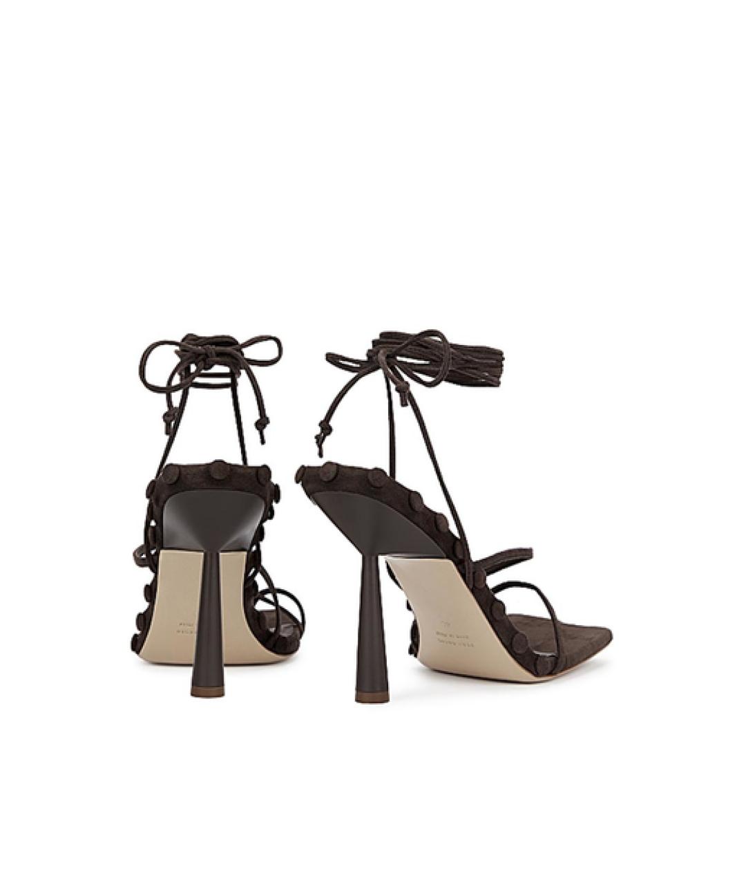 GIABORGHINI Коричневые босоножки, фото 3