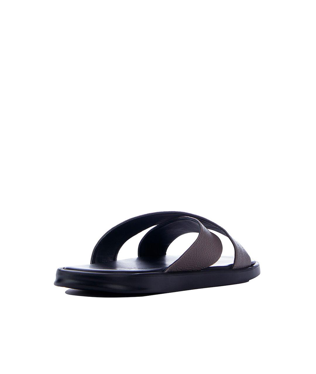 DOUCAL'S Коричневые шлепанцы, фото 3