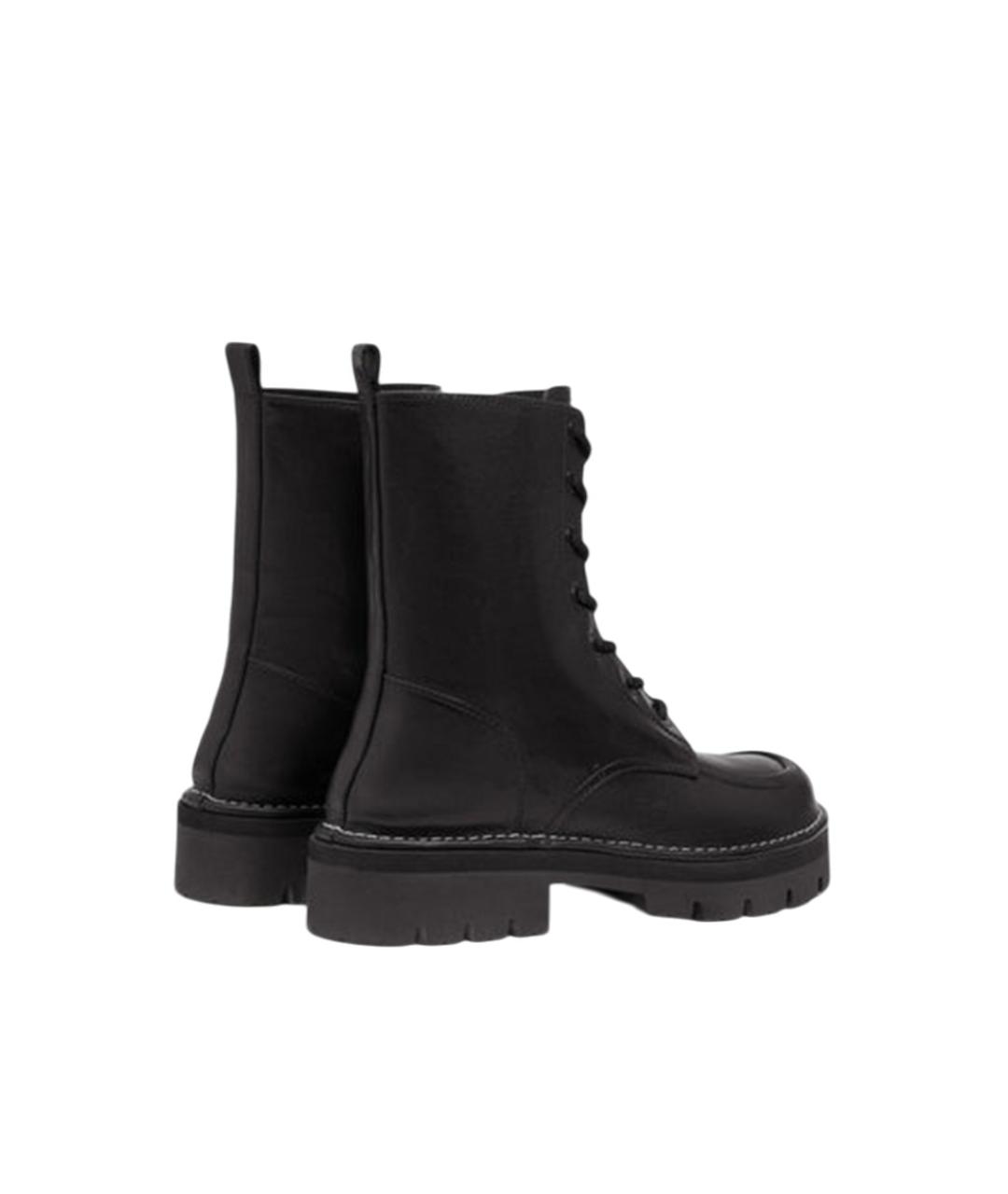 Ami Paris Черные кожаные ботинки, фото 3