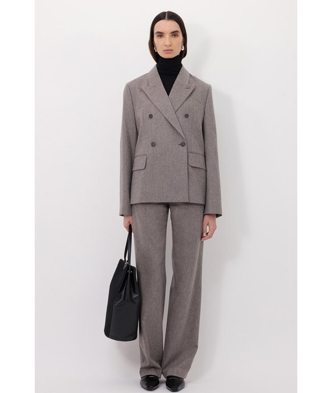 LOULOU DE SAISON Серый жакет/пиджак, фото 2