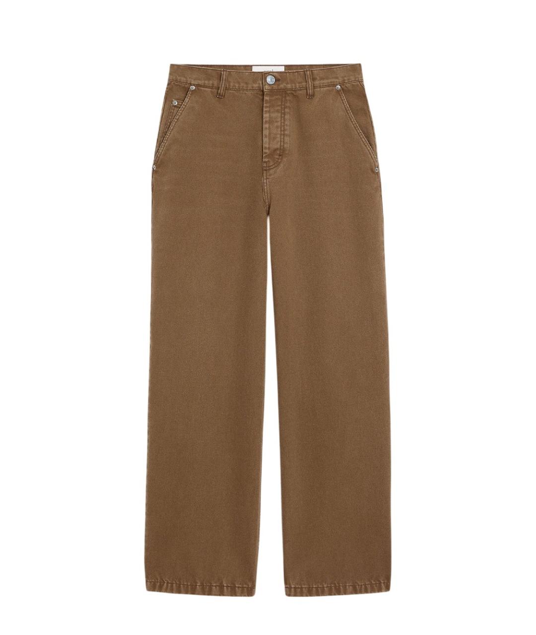 Ami Paris Коричневые прямые джинсы, фото 1