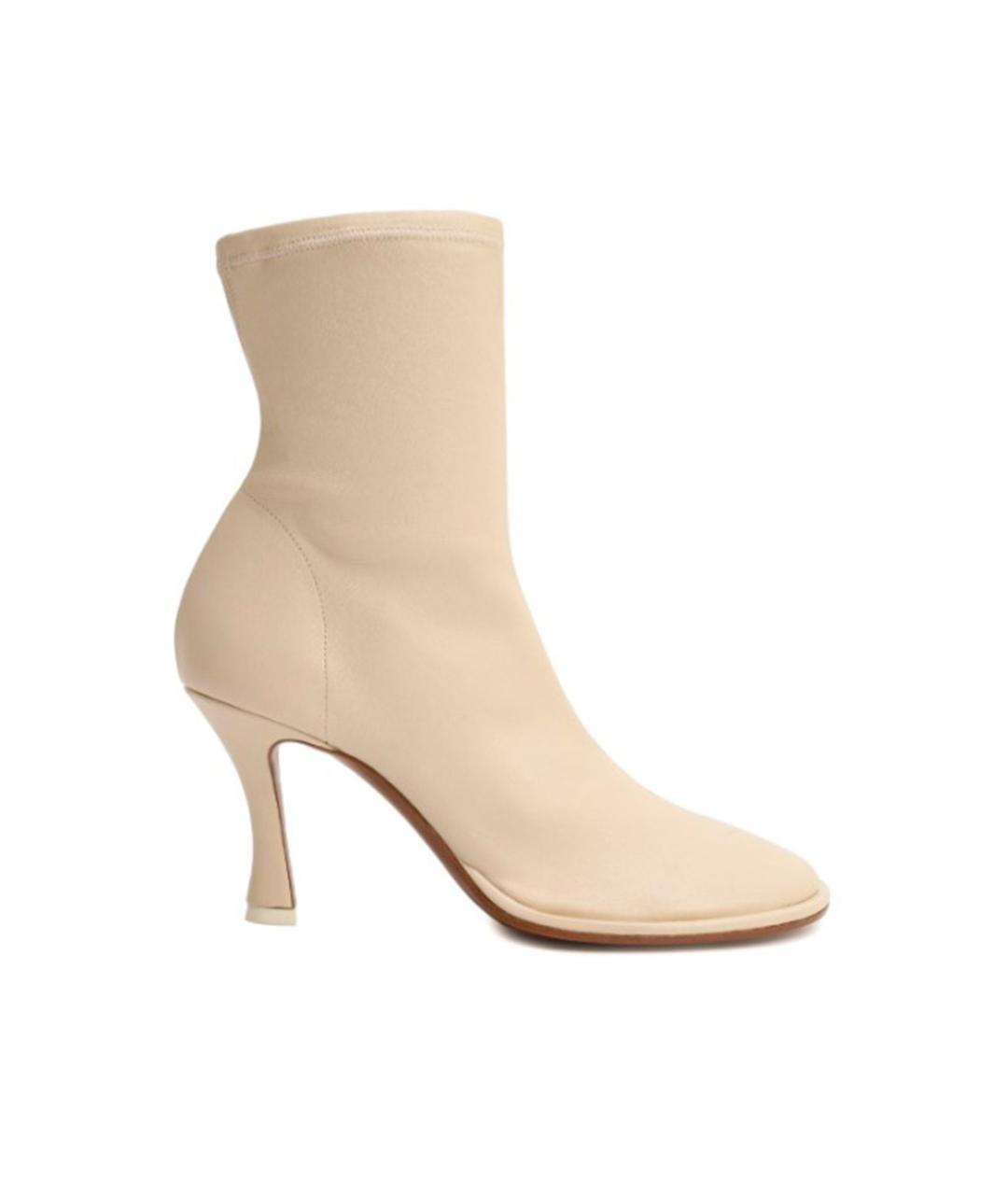 NEOUS Белые кожаные ботильоны, фото 1