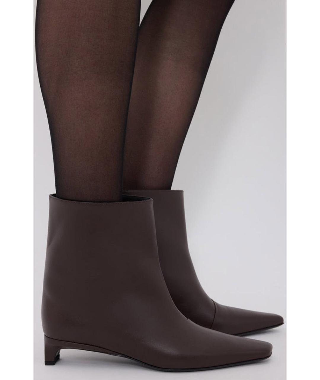 LOULOU DE SAISON Коричневые ботильоны, фото 4