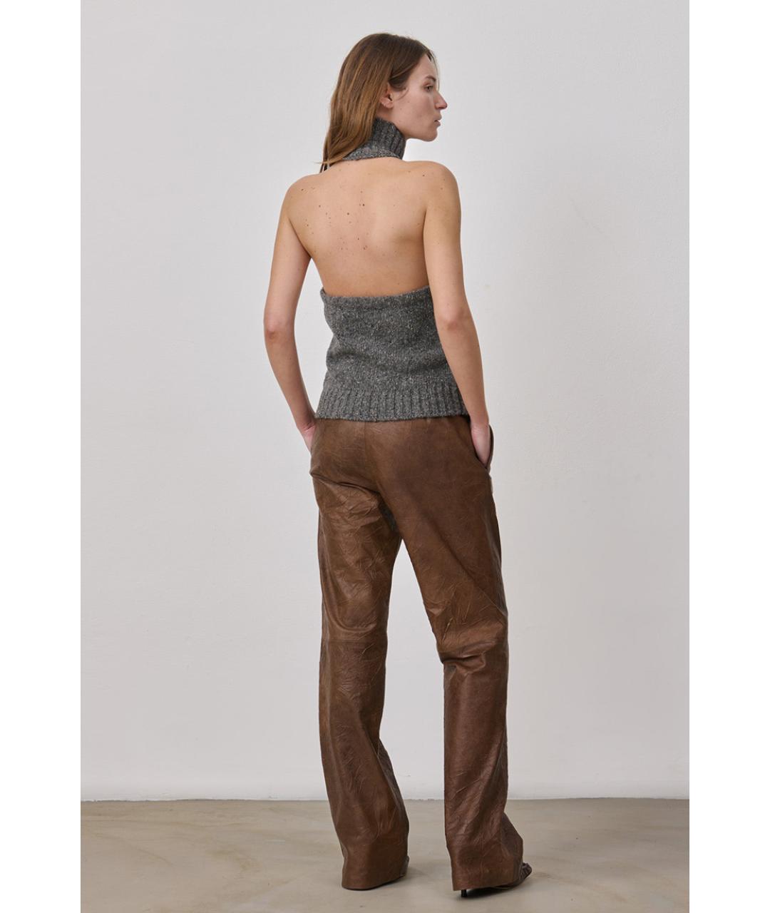 ARMARIUM Коричневая майка, фото 4