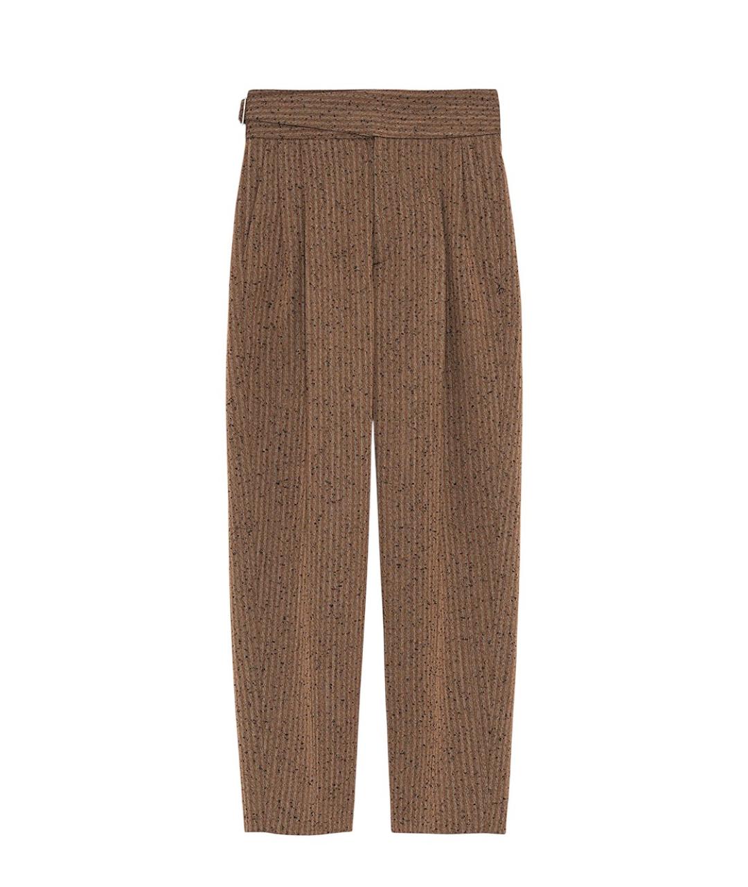 ARMARIUM Коричневые прямые брюки, фото 1
