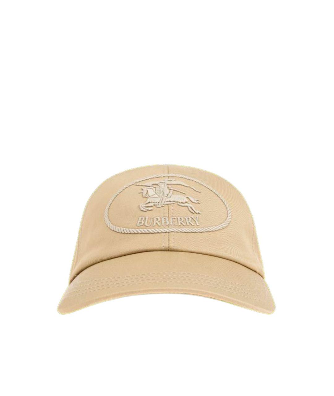 BURBERRY Бежевая кепка, фото 1