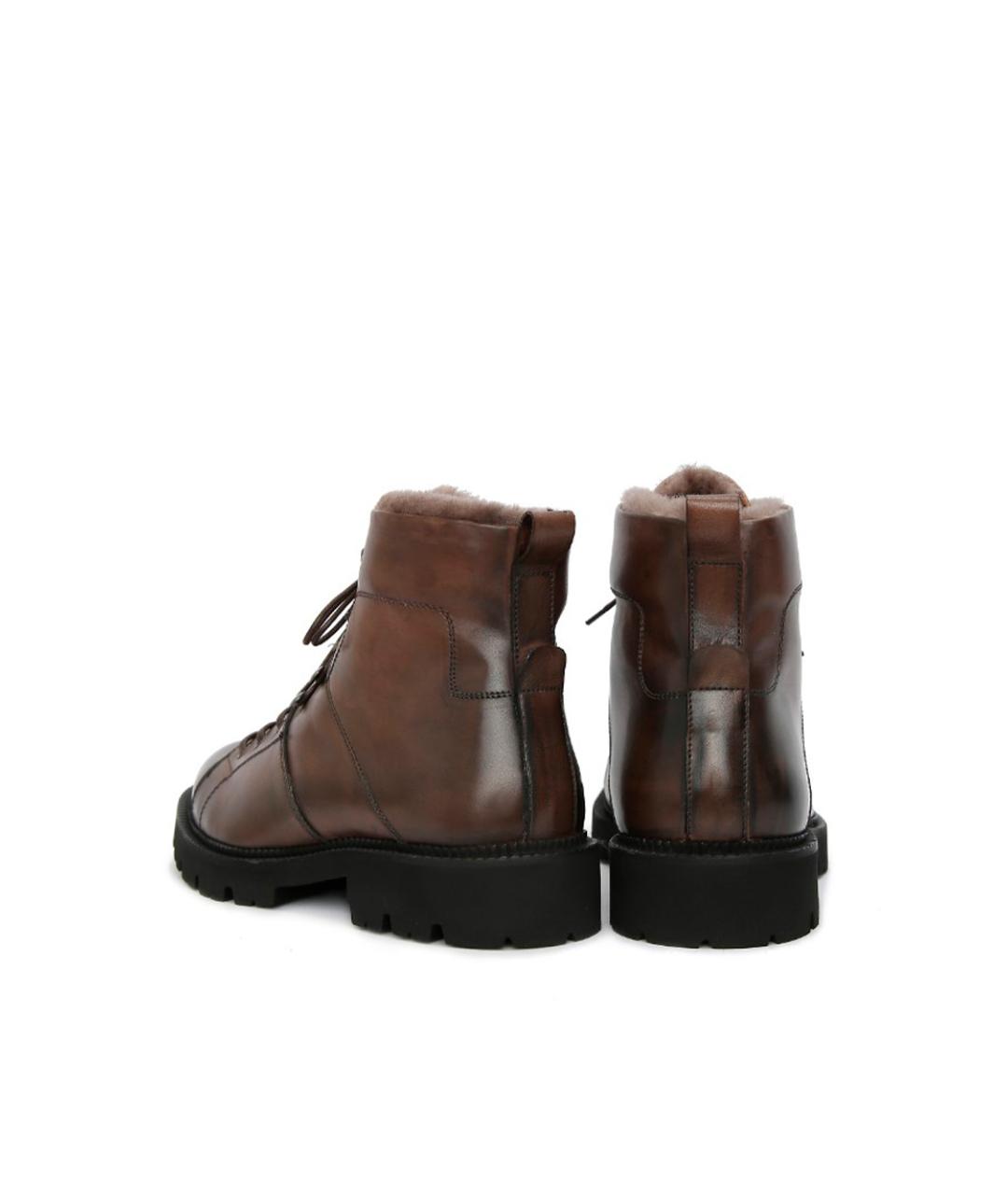 ELEVENTY Коричневые высокие ботинки, фото 3