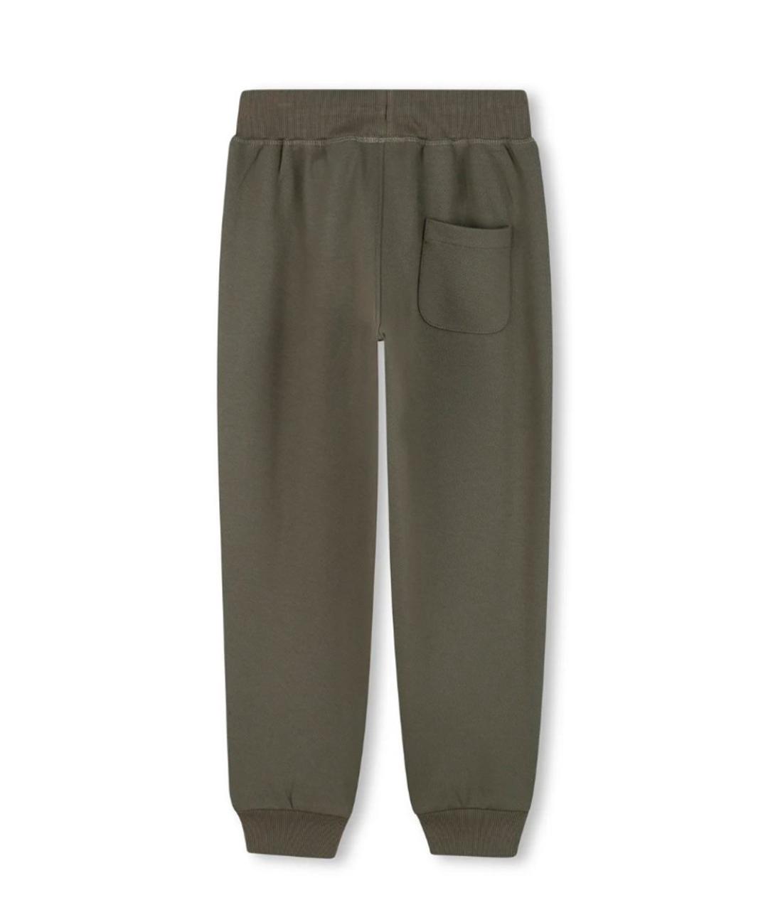 HUGO BOSS Зеленые хлопковые брюки и шорты, фото 2