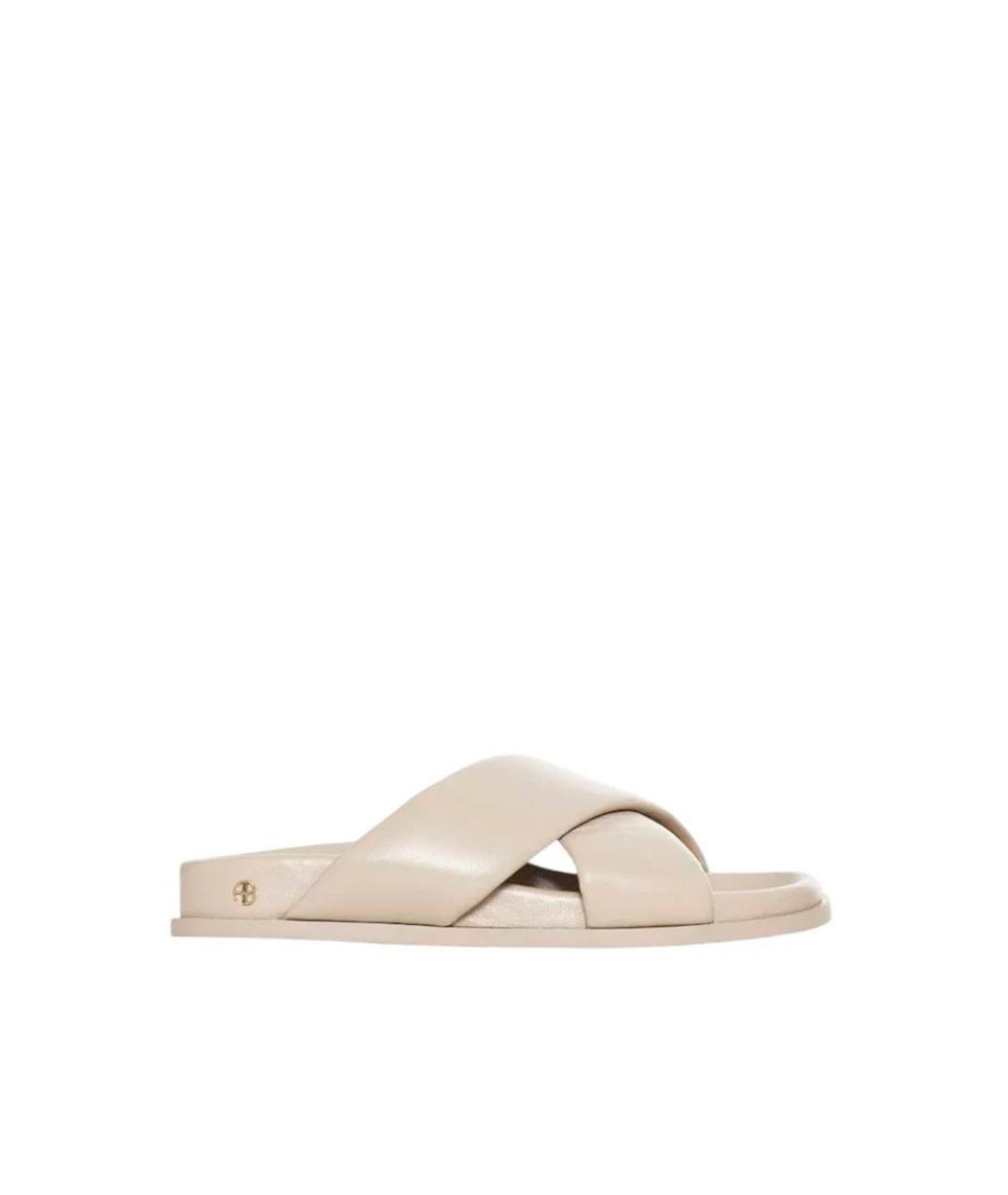 ANINE BING Белые шлепанцы, фото 1