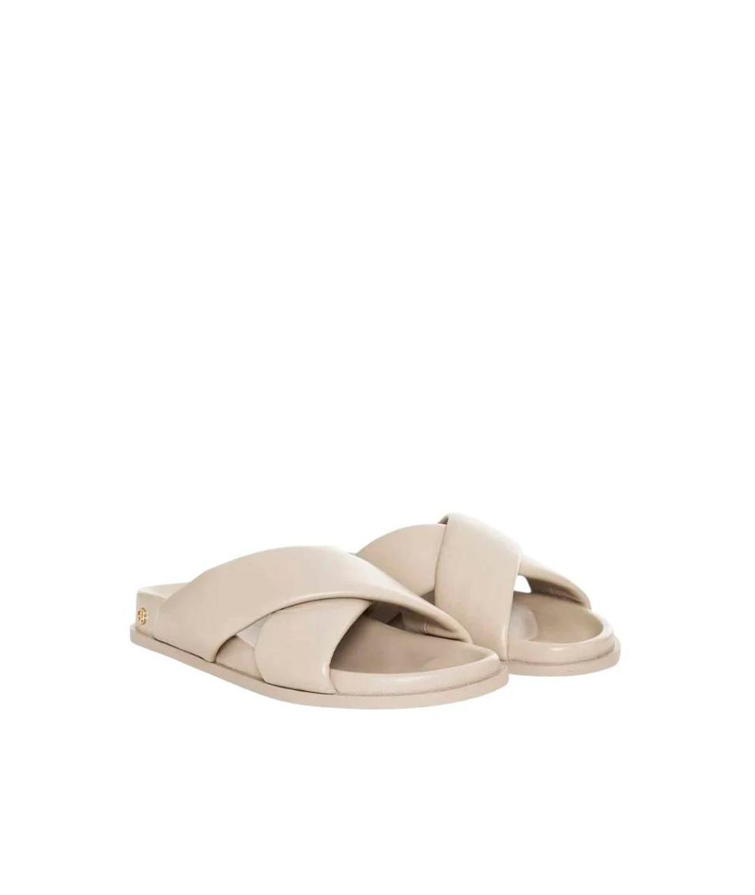 ANINE BING Белые шлепанцы, фото 2