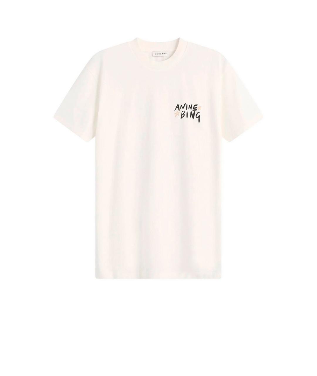 ANINE BING Белая футболка, фото 1