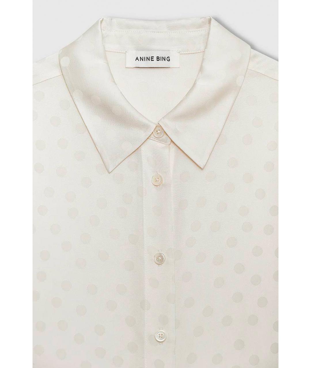 ANINE BING Белая рубашка, фото 2