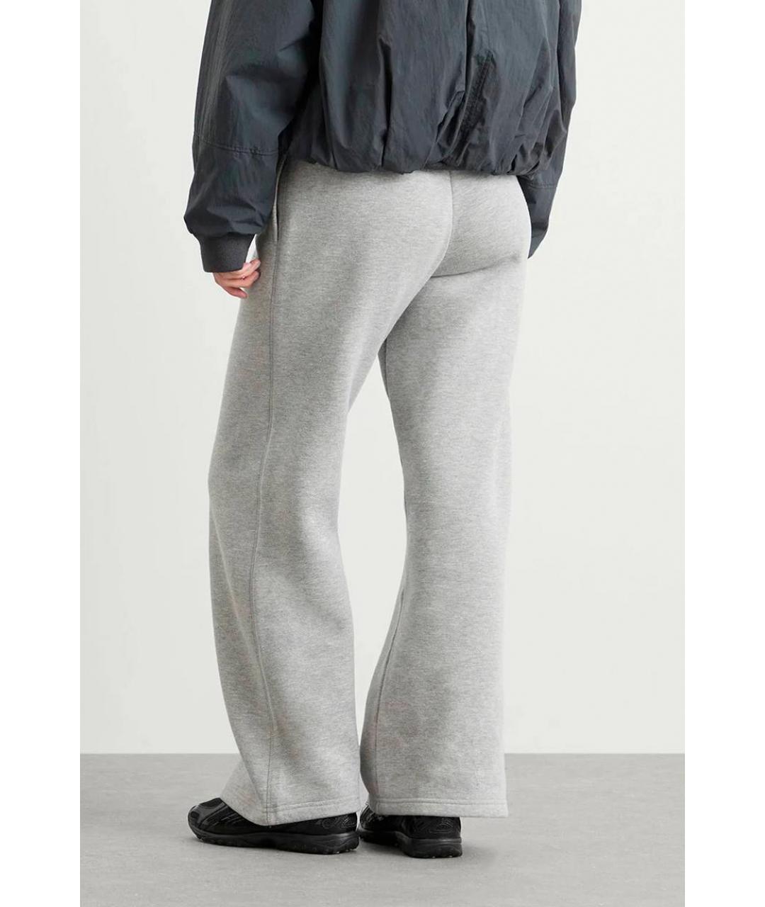 ANINE BING Серые брюки широкие, фото 3