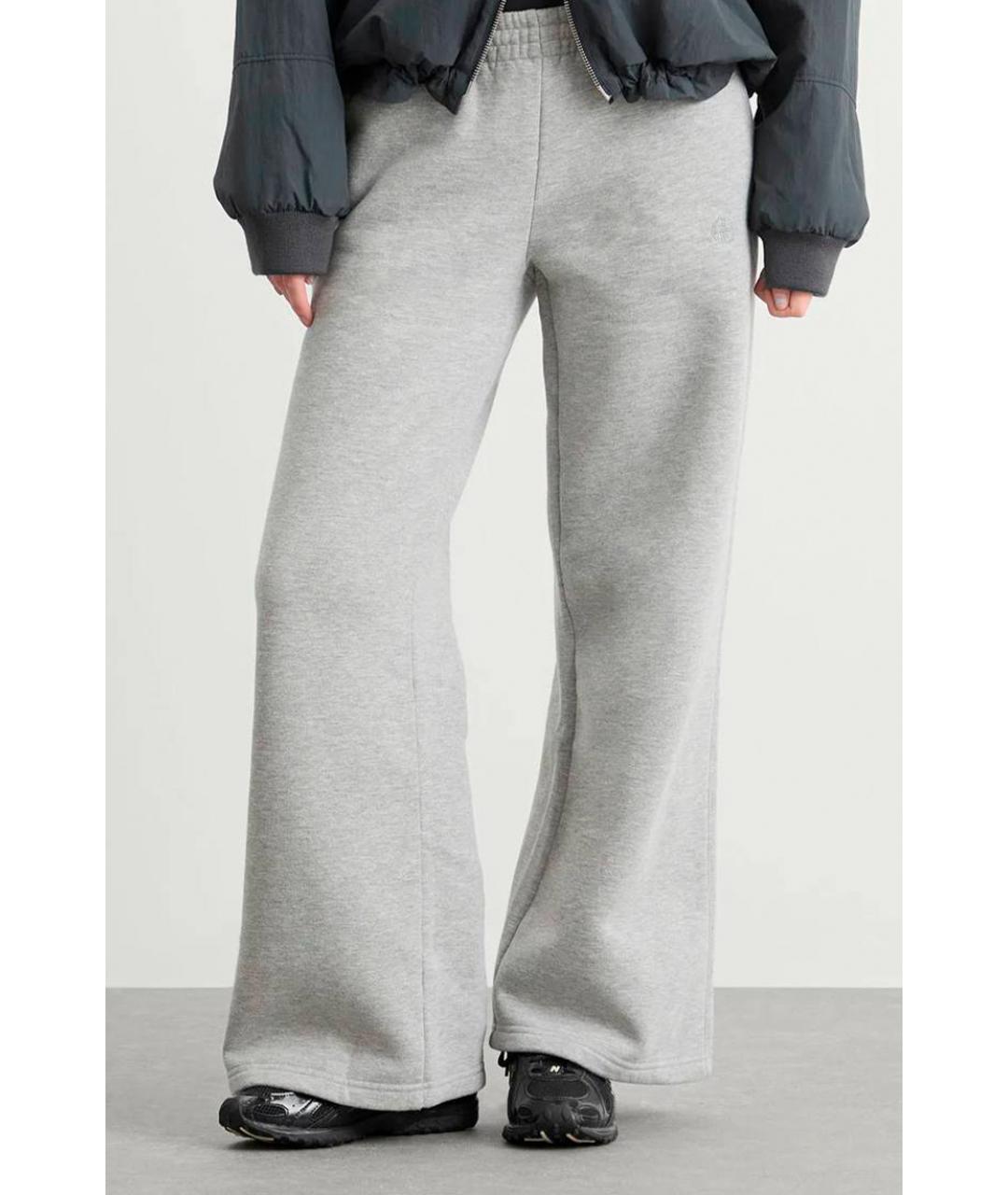 ANINE BING Серые брюки широкие, фото 2