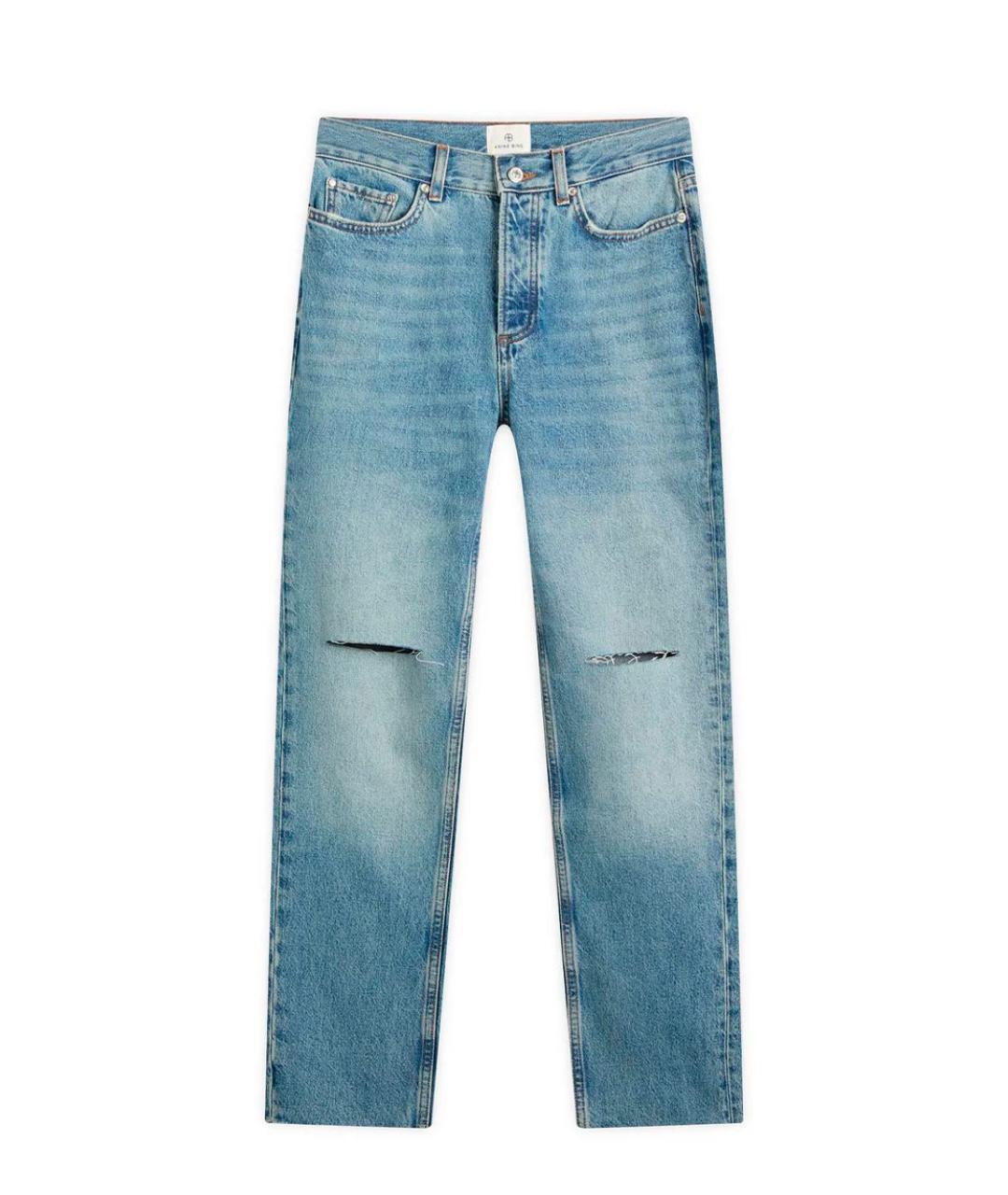 ANINE BING Голубые прямые джинсы, фото 1